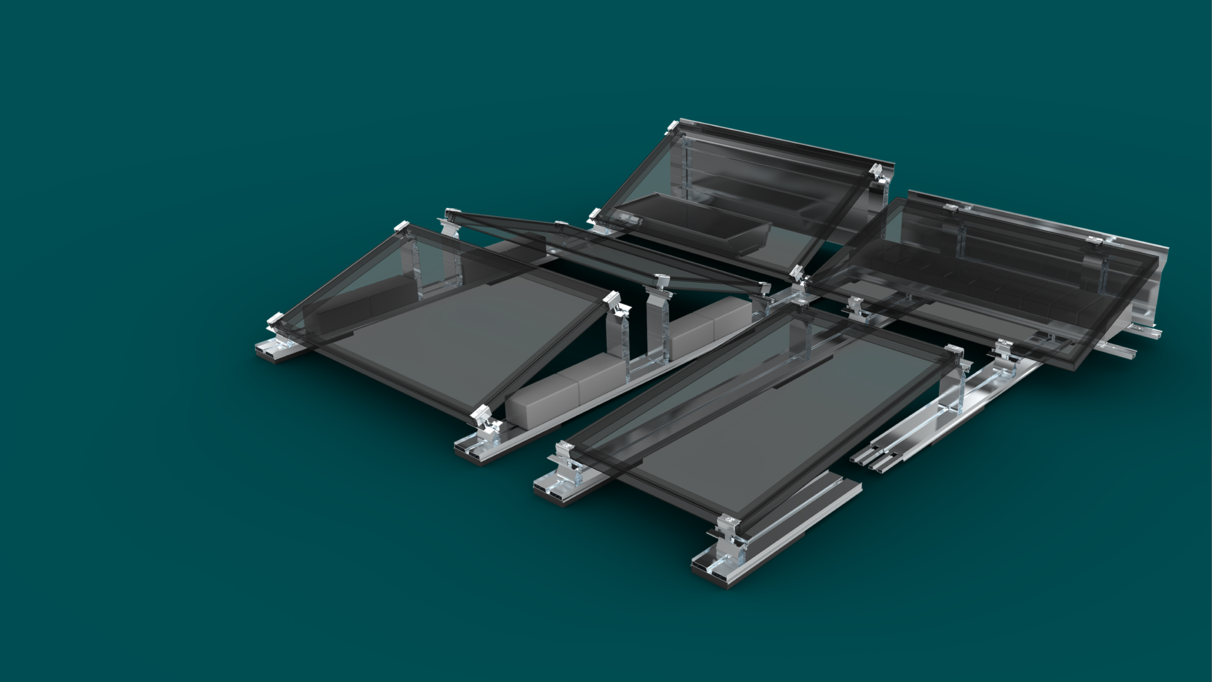 Fotorealistisches 3D-Rendering für die SCHLETTER Solar GmbH – High-End Produktvisualisierung von geschmacksRaum® WERBEAGENTUR