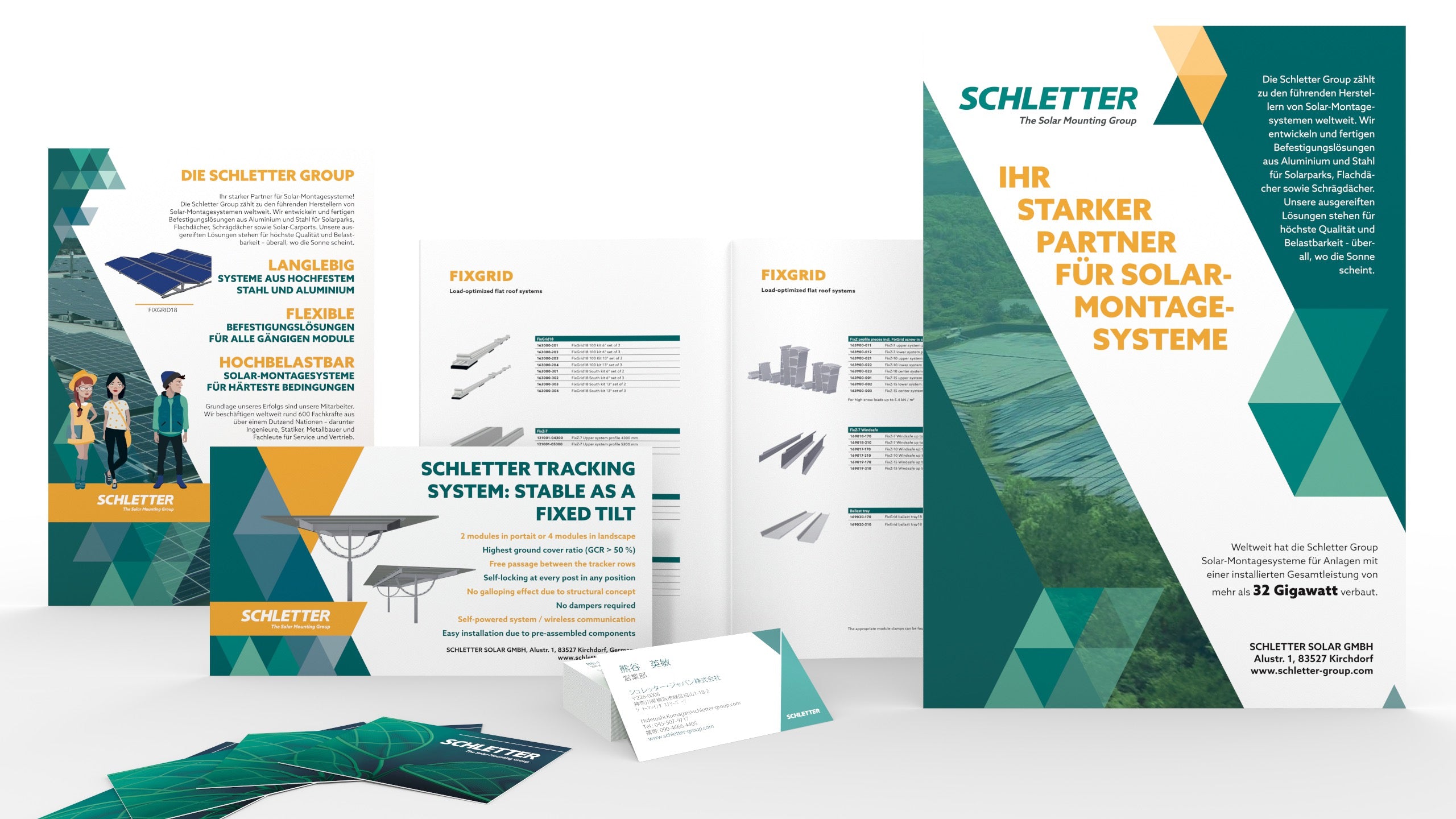 Ganzheitliches Corporate Design und Markenrichtlinien für die SCHLETTER Solar GmbH, Kirchdorf – geschmacksRaum® WERBEAGENTUR