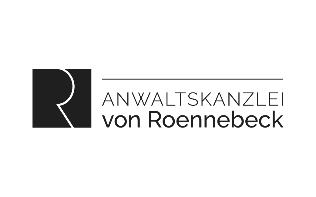 Anwaltskanzlei von Roennebeck Residenzstraße, München – Branding, Corporate Design, Fotografie, Webdesign – Logo-Version auf hellem Hintergrund – geschmacksRaum® WERBEAGENTUR