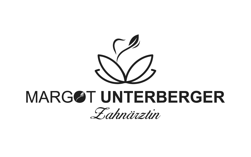 Margot Unterberger Zahnärztin – Zahnarztpraxis Buchbach – Branding, Corporate Design, Webdesign – Logo-Version auf hellem Hintergrund – geschmacksRaum® WERBEAGENTUR