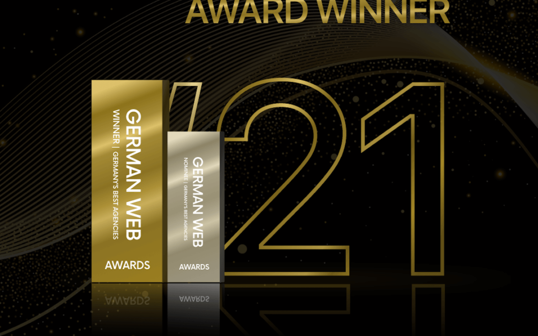 geschmacksRaum® ausgezeichnet als GERMAN WEB AWARD WINNER 2021!