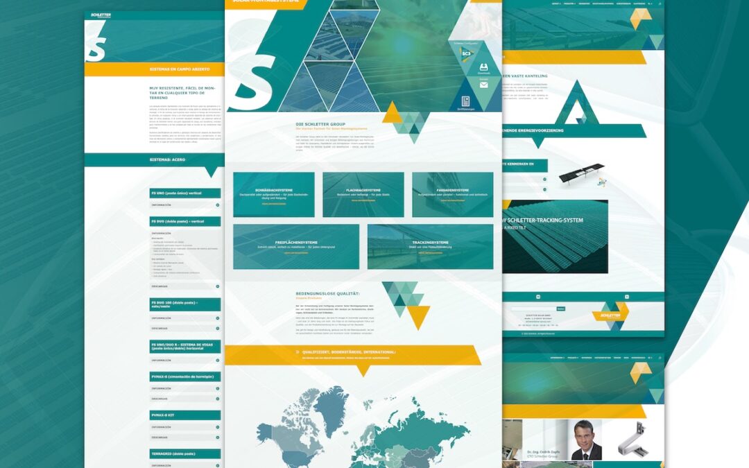 Internationaler Website-Relaunch der Schletter Group