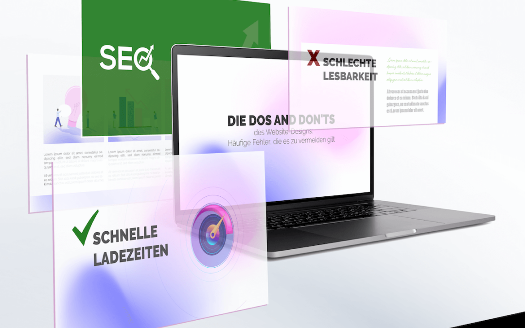 Die Dos and Don’ts des Webdesigns: Häufige Fehler, die es zu vermeiden gilt